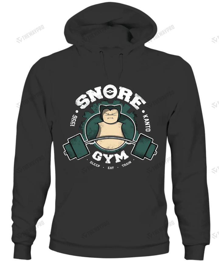 Snore Gym New Custom Front and Back Graphic Apparel