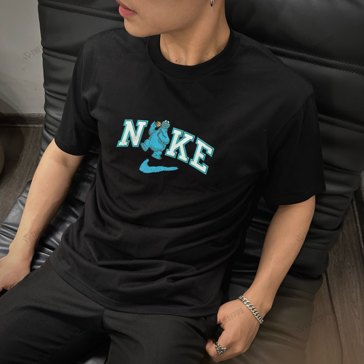 Nik Cookie Monster Custom Printed/ Embroidered Hoodie Sweatshirt T-shirt