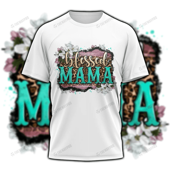 Blessed Mama Custom Graphic Apparel