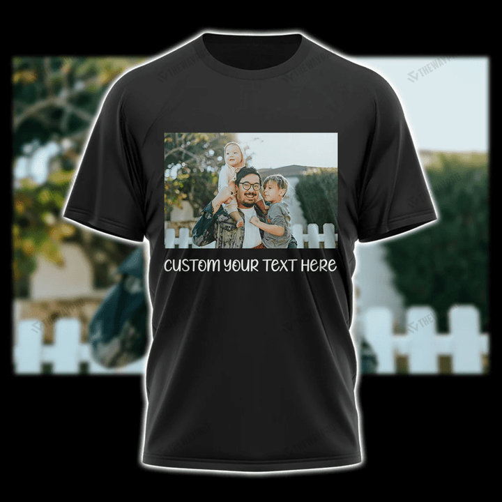 Picture and Text Personalized T-shirt