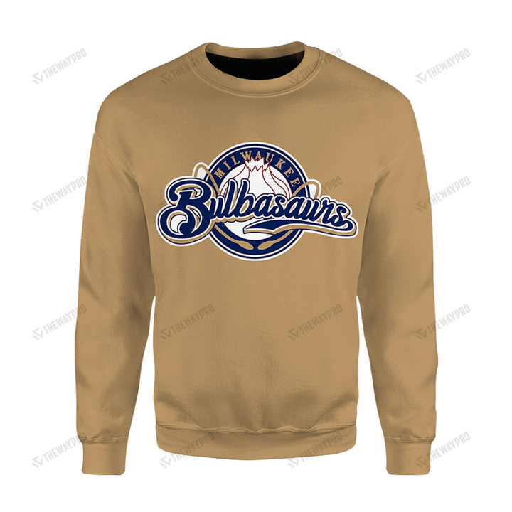 Milwaukee Bulbasaur Custom Sweatshirt