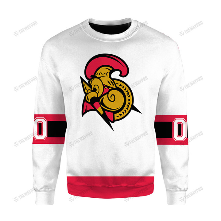 Hockey Ottawa Escenators Color Custom Sweatshirt Apparel