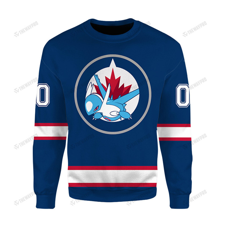 Hockey Winnipeg Jets Color Custom Sweatshirt Apparel