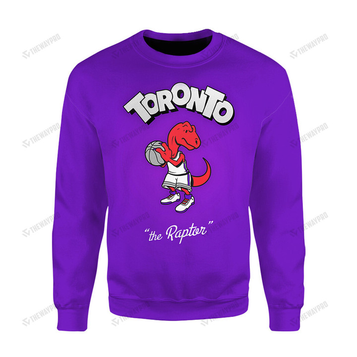 Basketball Toons Toronto Raptor Custom Sweatshirt