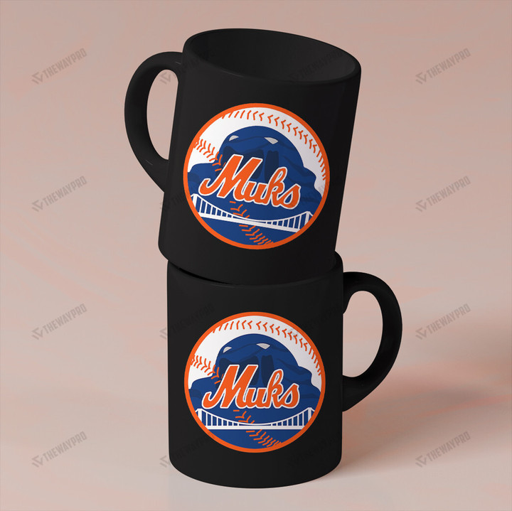 Baseball New York Muks Custom Mug