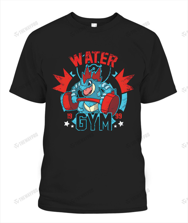 Water Gym Font Custom Graphic Apparel
