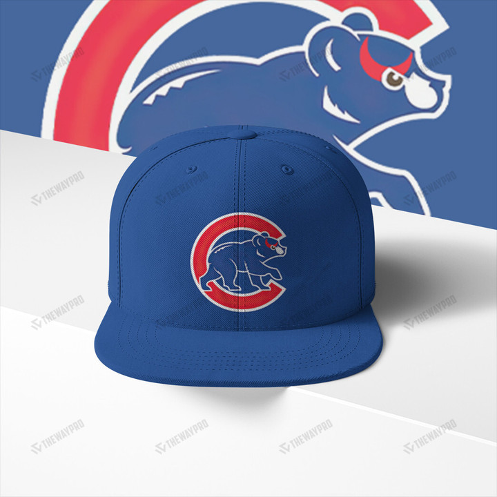 Baseball Bear Chicago Cubs Color Custom Baseball Cap