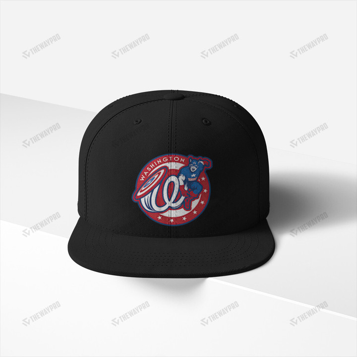 Baseball Superheroes Washington Capt. Americas Custom Baseball Cap