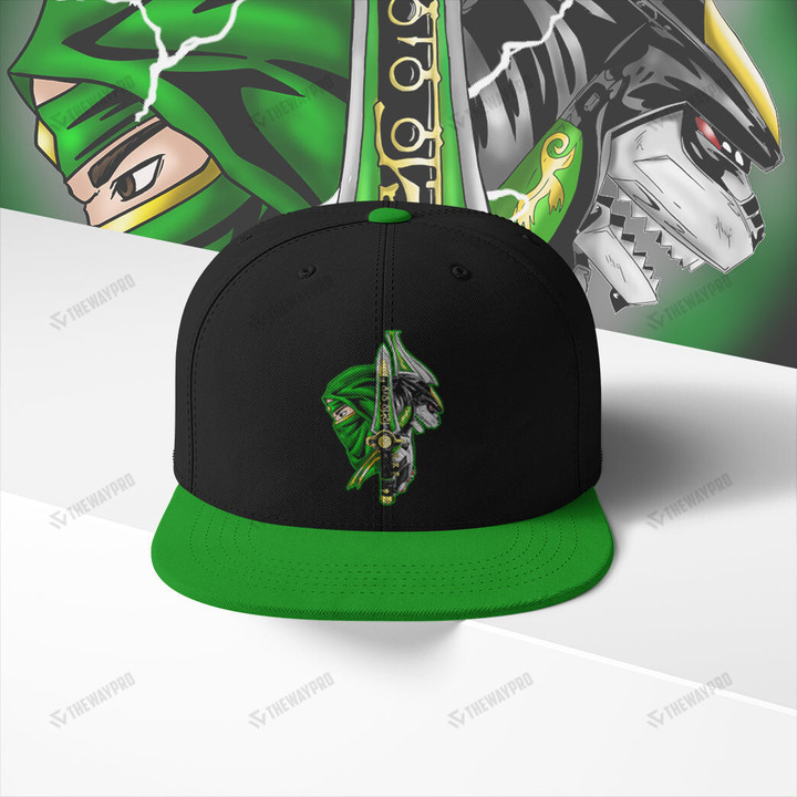 MMPR Green Tommy Ninjetti Ranger Custom Baseball Cap