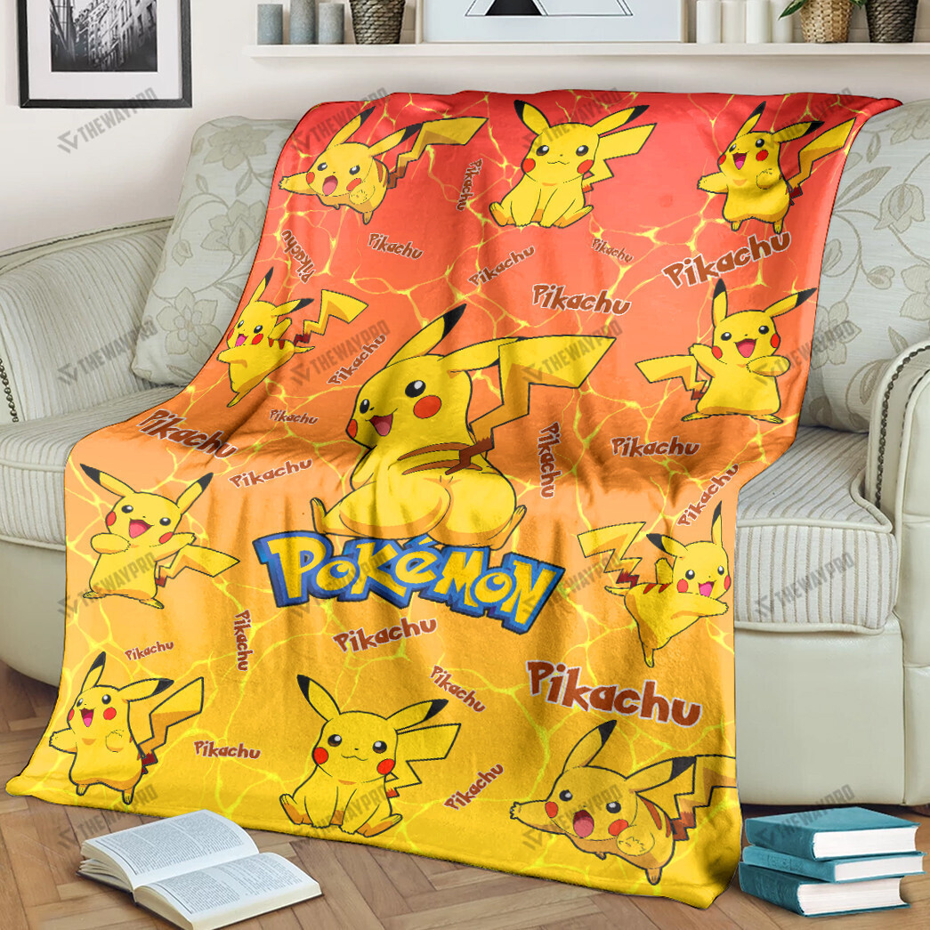 Pikachu Custom Soft Blanket