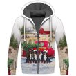Dog Christmas Fleece Zipper, Dog Fleece Zipper For Humans