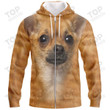 Chihuahua Zipper Hoodie, Dog Zipper Hoodie For Humans
