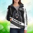 Black Newfoundland Dog Fleece Zipper, Newfoundland Fleece Zipper, Dog Fleece Zipper For Humans