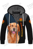 I Woof You Everyday Fleece Zipper, Golden Retriever Fleece Zipper, Dog Fleece Zipper For Humans