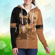 French Bulldog Zipper Hoodie, Dog Zipper Hoodie For Humans