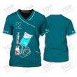 Nursing Tools Tee Shirt Custom Nurse Uniform Medical Scrubs Clothing