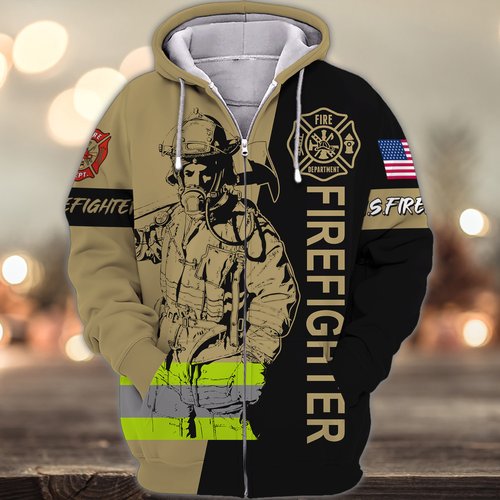 Firefighter 3D Full Print Shirts 2048
