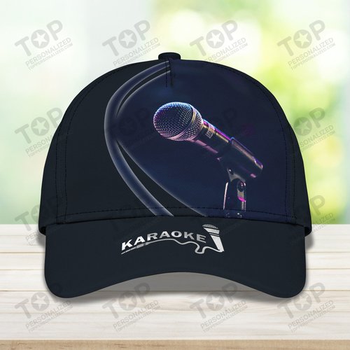 Karaoke 3D Classic Cap Karaoke Pattern Design