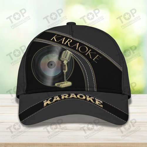 Karaoke 3D Black Classic Cap