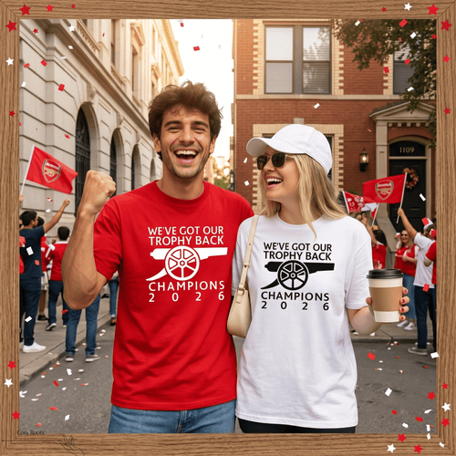 Arsenal Inspired Champions 2026 Shirt, We’ve Got Our Trophy Back Tee, Football Fan Celebration Shirt
