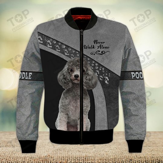 Poodle Lover Never Walk Alone 3D Full Print Shirts 1139