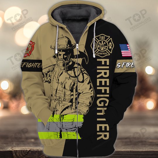 Firefighter 3D Full Print Shirts 2048