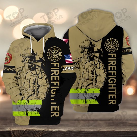 Firefighter 3D Full Print Shirts 2048