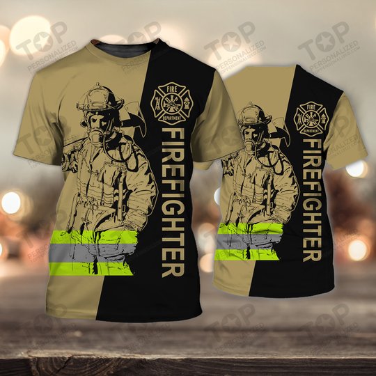 Firefighter 3D Full Print Shirts 2048