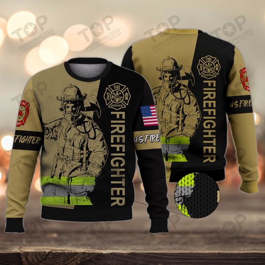 Firefighter 3D Full Print Shirts 2048