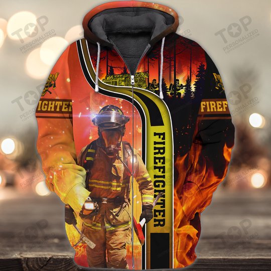 Firefighter 3D Full Print Shirts 2049