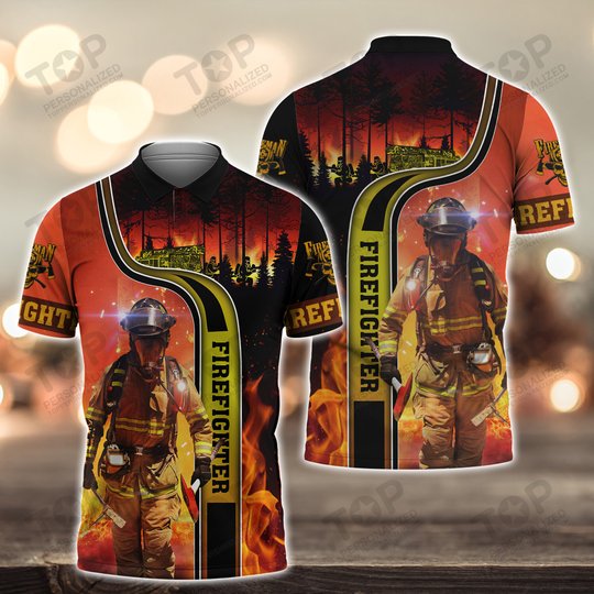 Firefighter 3D Full Print Shirts 2049