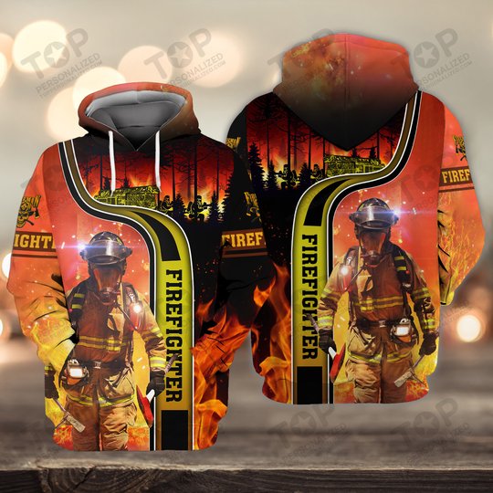Firefighter 3D Full Print Shirts 2049