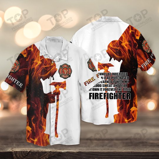 Firefighter 3D Full Print Shirts 2050