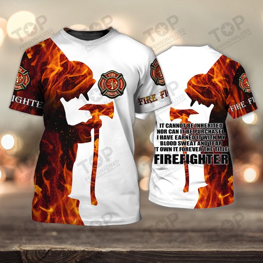 Firefighter 3D Full Print Shirts 2050