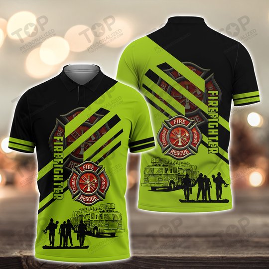 Firefighter 3D Full Print Shirts 2051