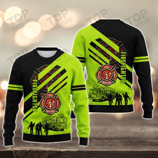 Firefighter 3D Full Print Shirts 2051