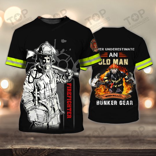 Firefighter 3D Full Print Shirts 2056