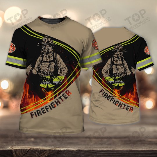 Firefighter 3D Full Print Shirts 2057