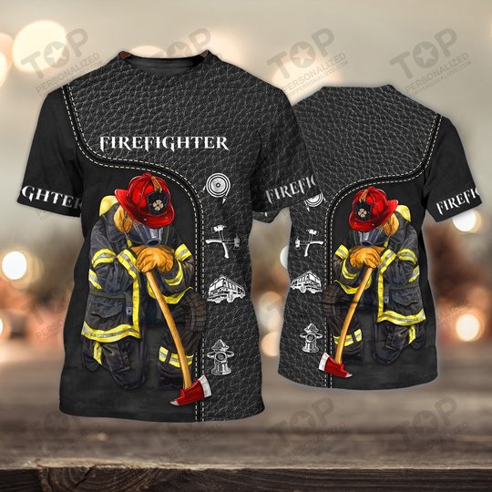 Firefighter 3D Full Print Shirts 2108