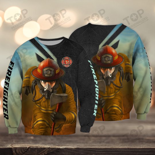Firefighter 3D Full Print Shirts 2109