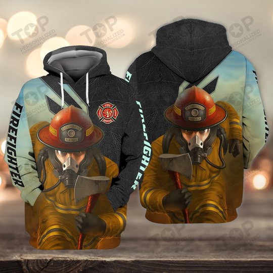 Firefighter 3D Full Print Shirts 2109