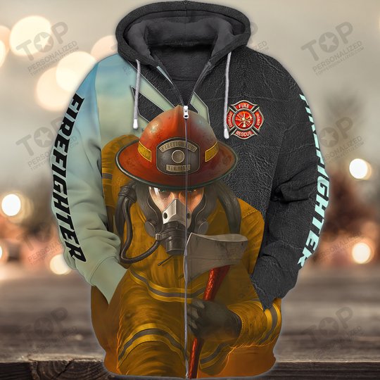 Firefighter 3D Full Print Shirts 2109