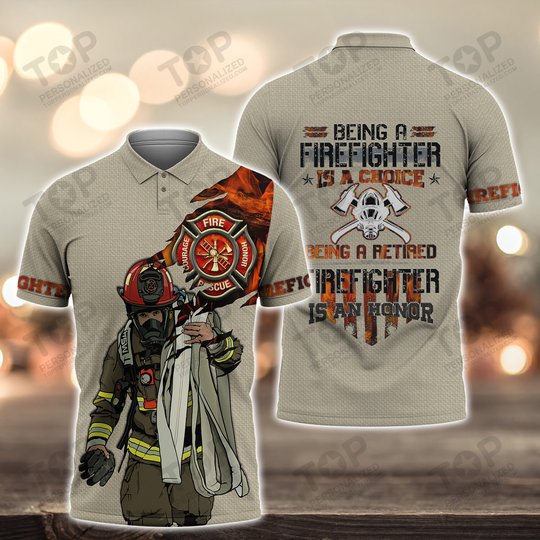 Firefighter 3D Full Print Shirts 2125