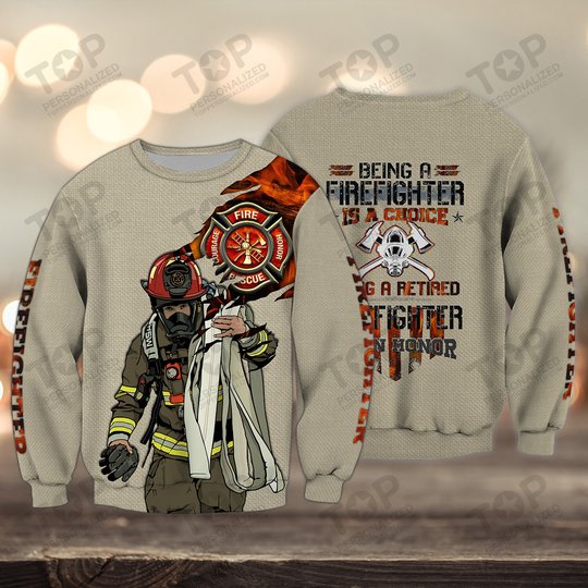 Firefighter 3D Full Print Shirts 2125