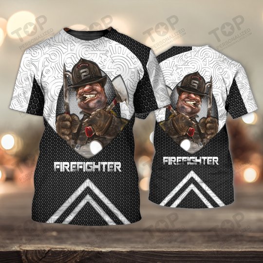 Firefighter 3D Full Print Shirts 2126