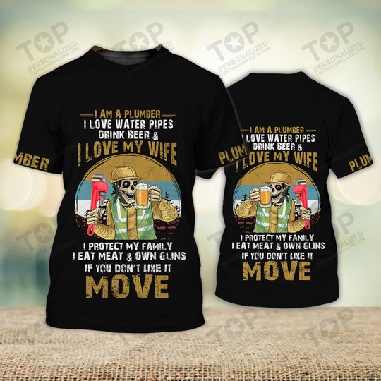 Plumber 3D Full Print Shirts 2186
