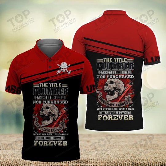 Plumber 3D Full Print Shirts 2188