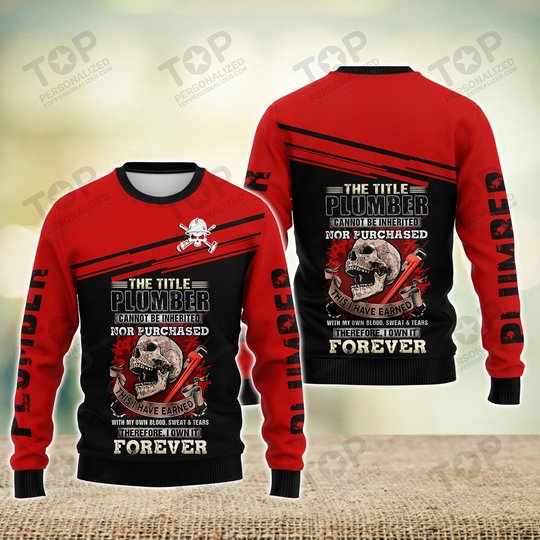 Plumber 3D Full Print Shirts 2188