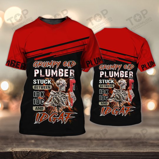 Plumber 3D Full Print Shirts 2226