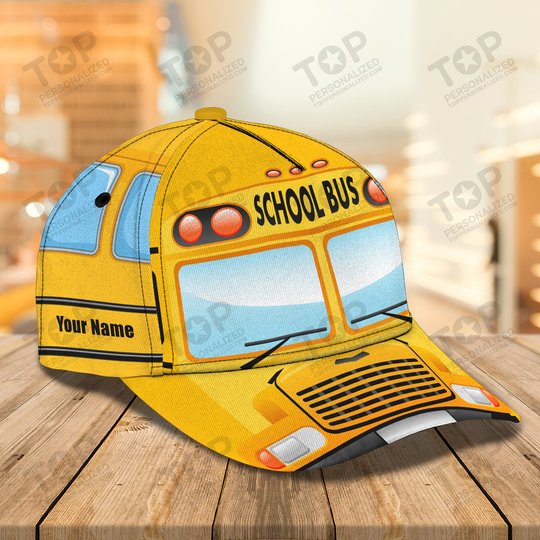 Bus - Personalized Name Cap - TD96 -107